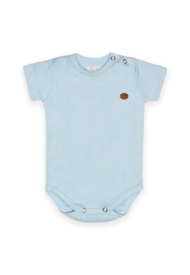 BODY MANGA CURTA BASICO - Azul bebe