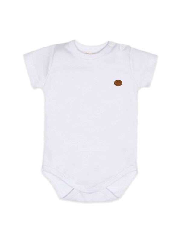BODY MANGA CURTA BASICO - Branco