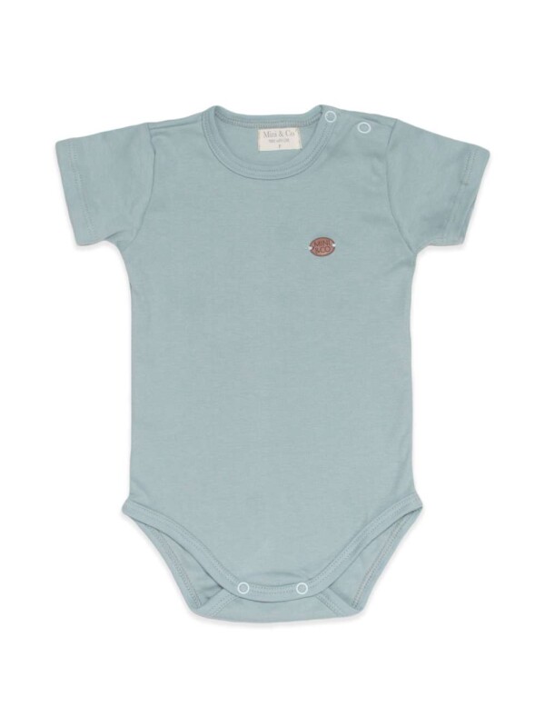 BODY MANGA CURTA BASICO - Verde bebe