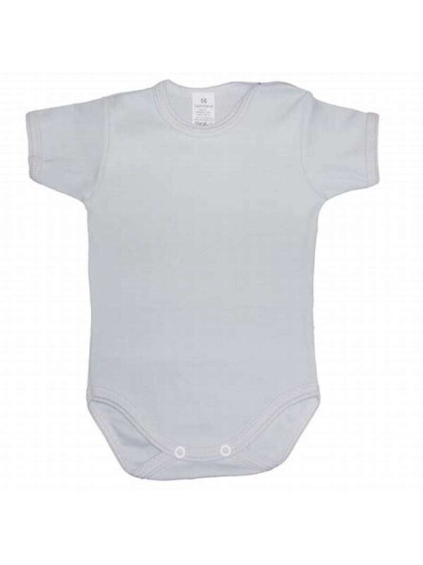 Body Manga Longa Gola Bordada com Flor - Geral